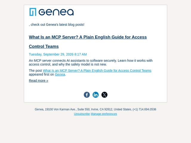 Sequr email from Wed, Sep 30, 2026