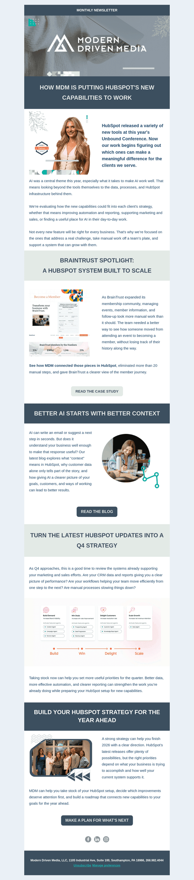 Modern Driven Media email from Wed, Sep 30, 2026