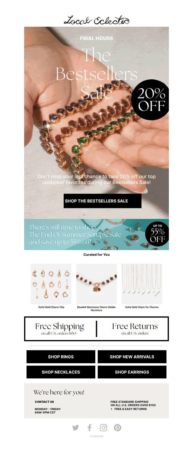 Local Eclectic email from Thu, Oct 1, 2026