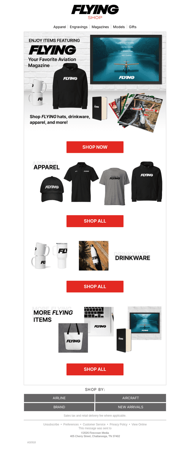 Flying Magazine email from Thu, Oct 1, 2026