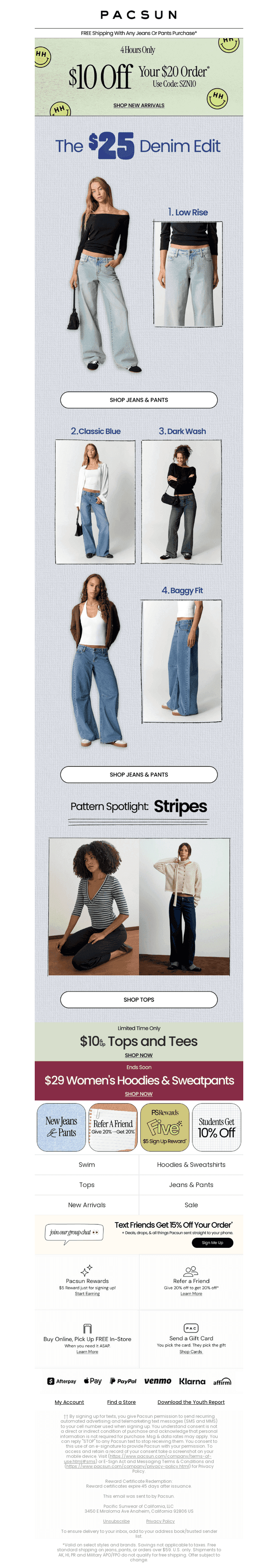 PacSun email from Fri, Oct 2, 2026