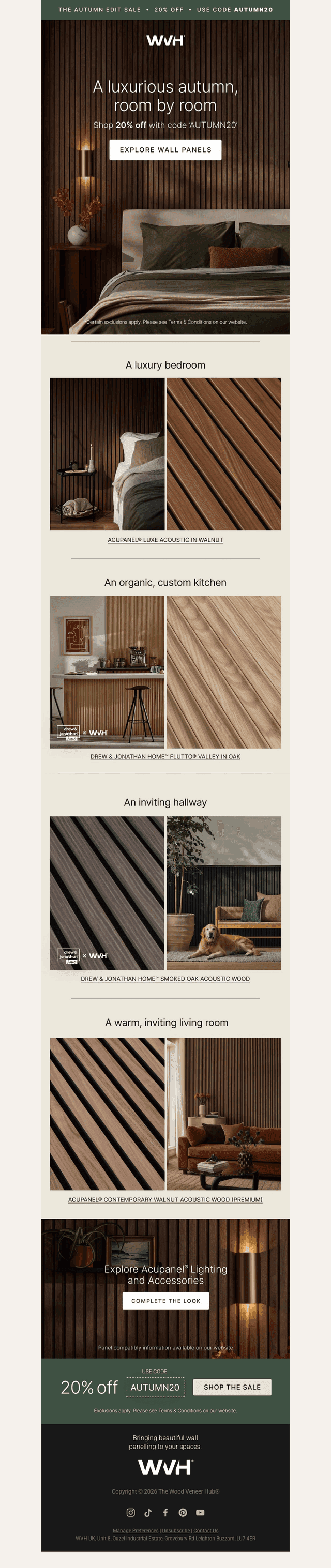 The Wood Veneer Hub email from Fri, Oct 2, 2026