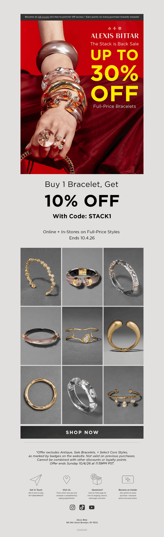 The STACK IS BACK Sale Starts NOW