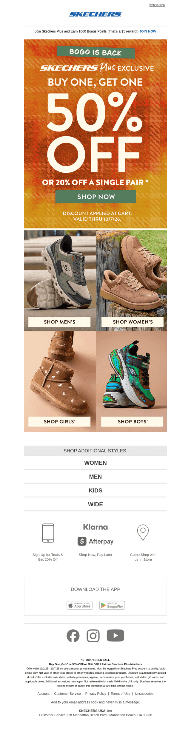 BOGO is back...for now