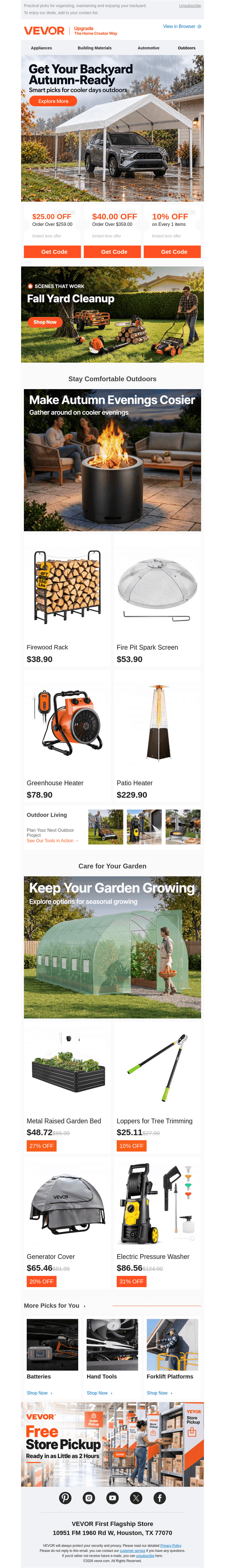 Outdoor Projects: Up to 30% Off Select Picks