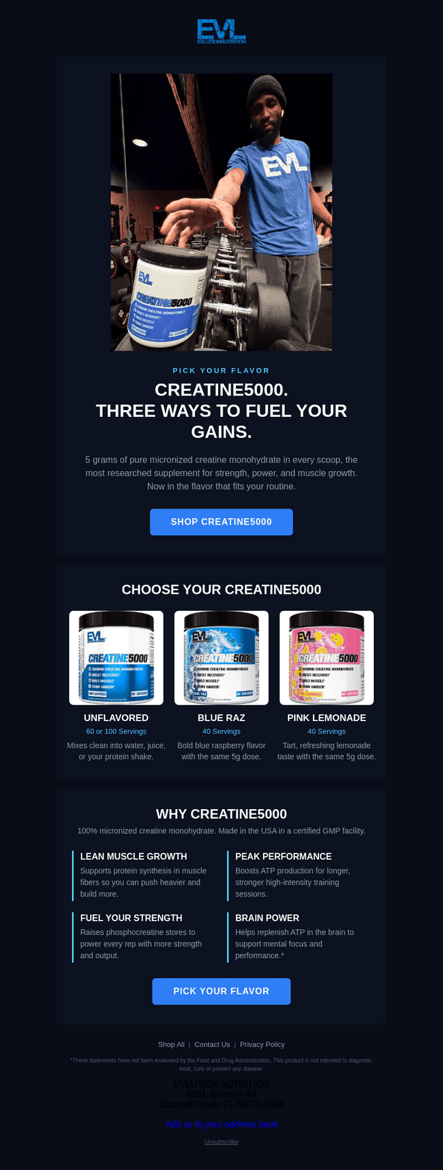 Your Creatine, Your Flavor 💪