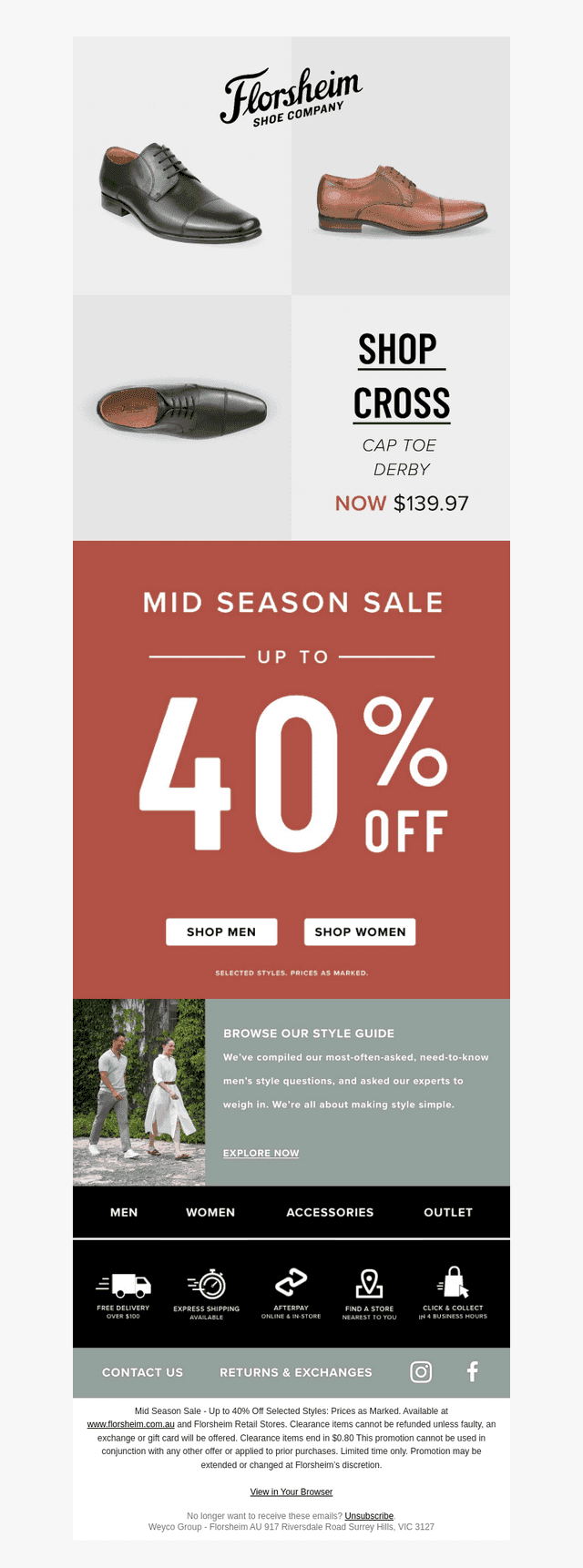 30% Off Cross | Shop Now