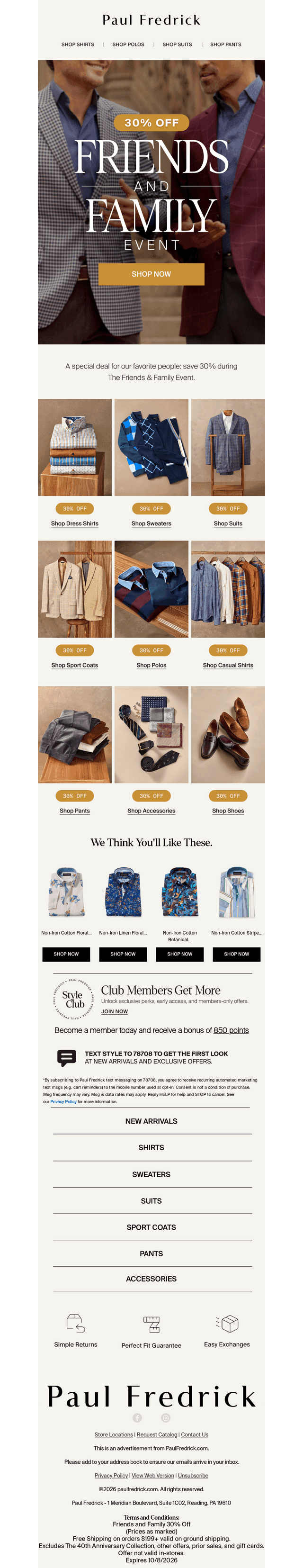 STARTING NOW: 30% OFF