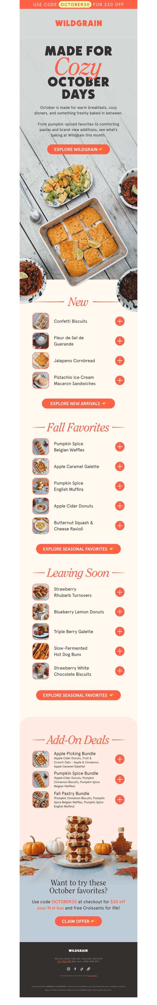 What’s fresh this October? 🎃