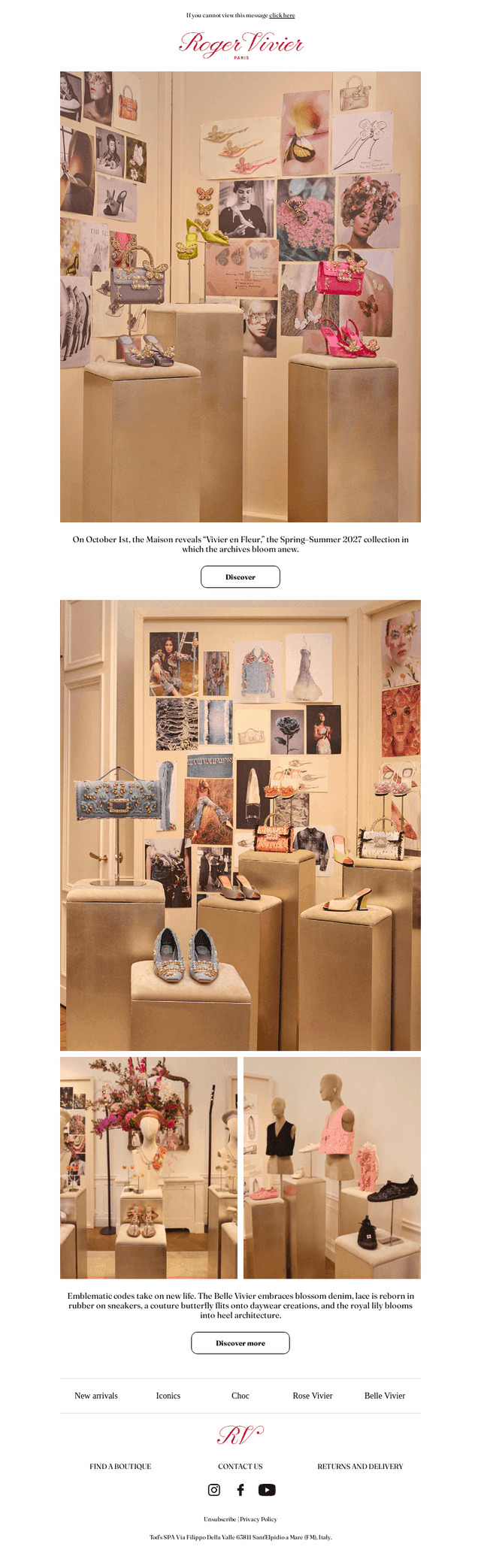 Roger Vivier email from Sat, Oct 3, 2026