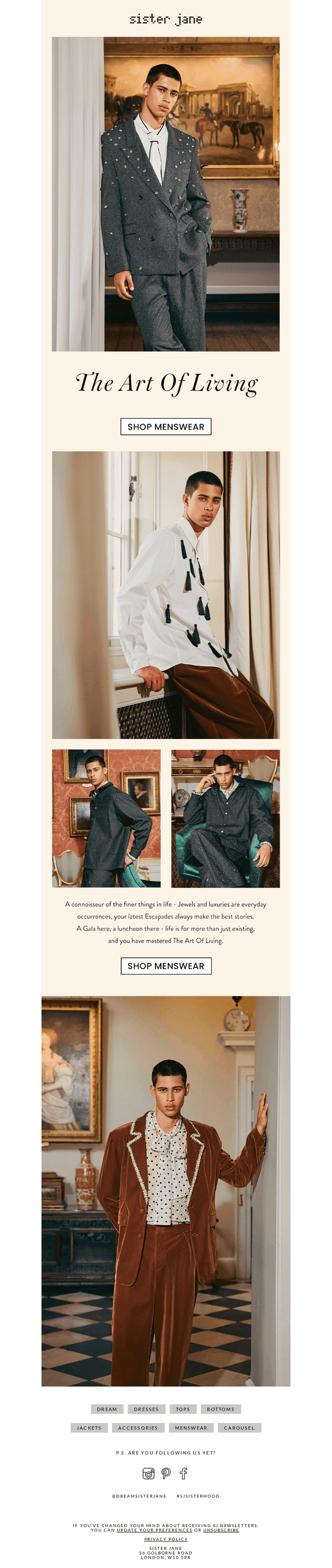 Sister Jane email from Sat, Oct 3, 2026