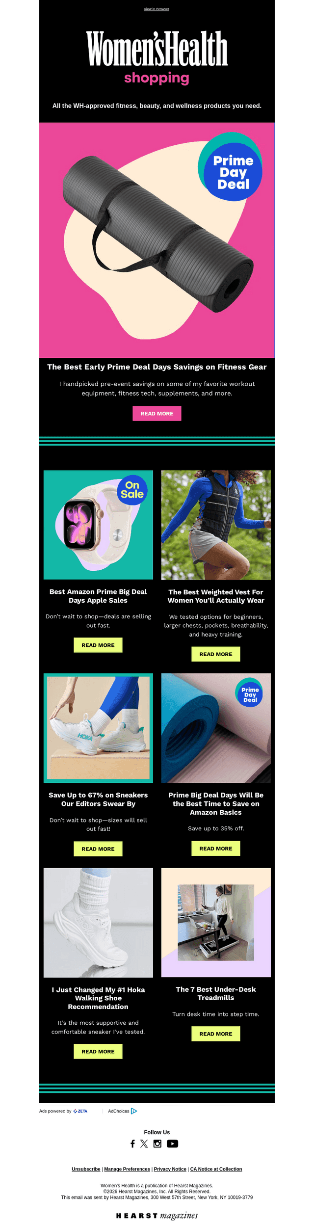 Women's Health email from Sat, Oct 3, 2026