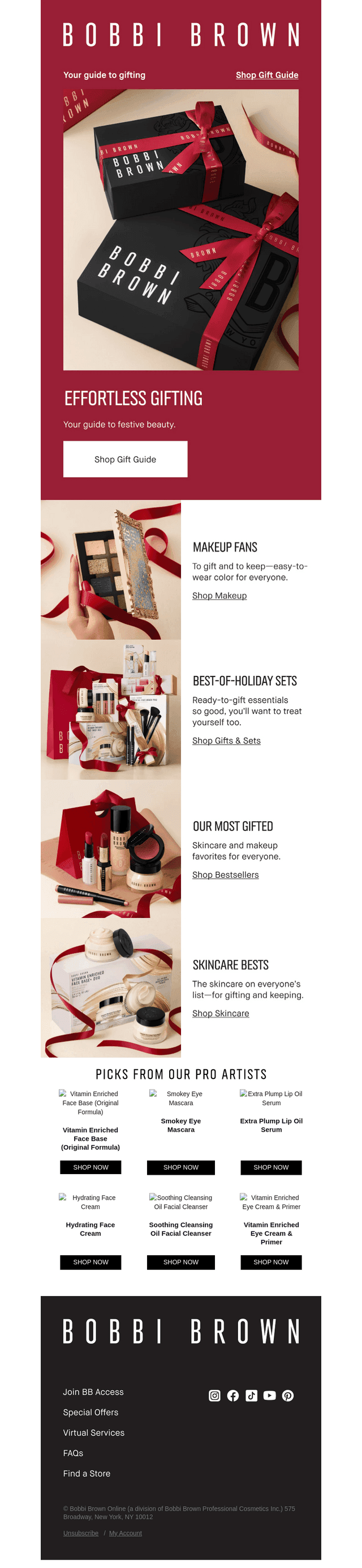 Bobbi Brown Cosmetics email from Sat, Oct 3, 2026