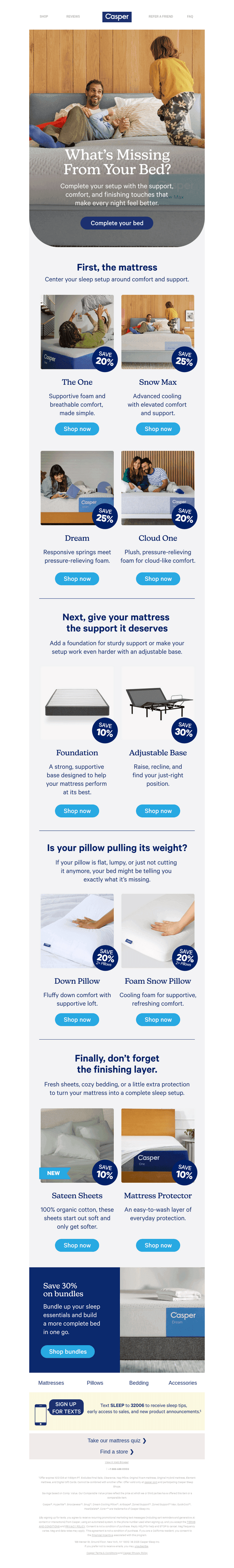 What’s missing from your bed? 👀