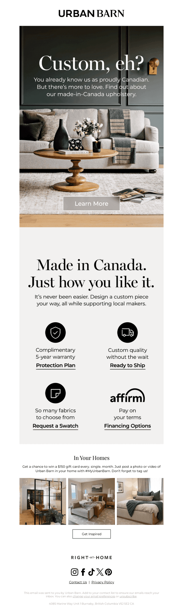Made in Canada (like us) 🍁