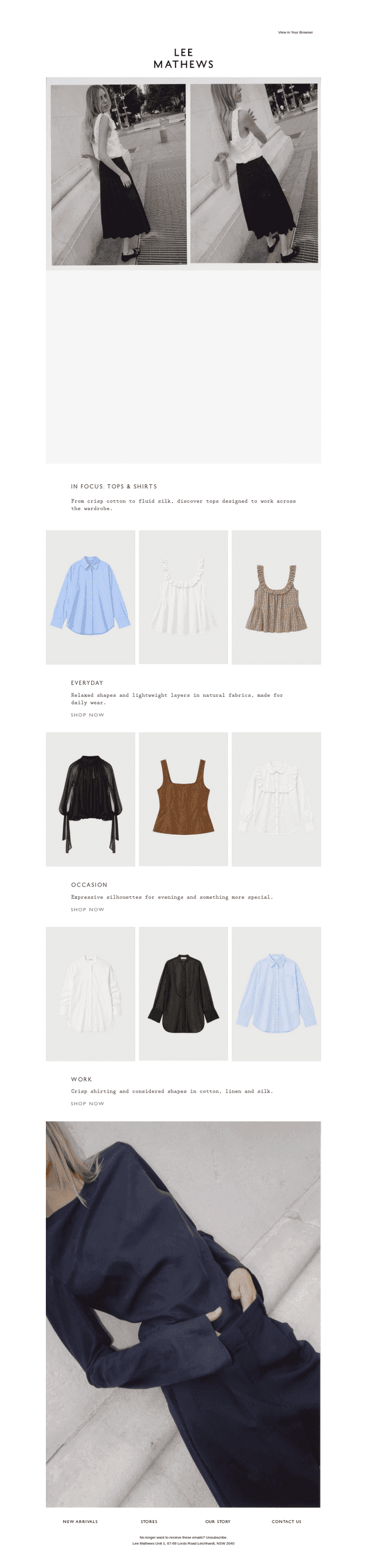 In Focus: Tops & Shirts