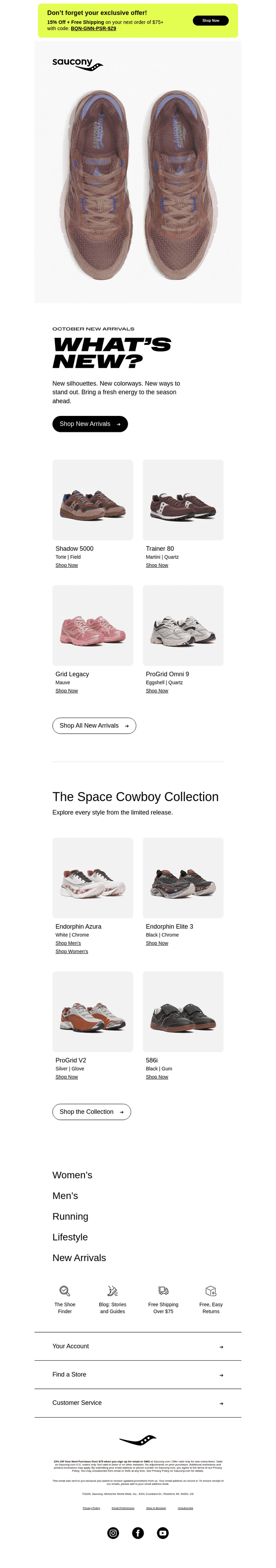 New In October