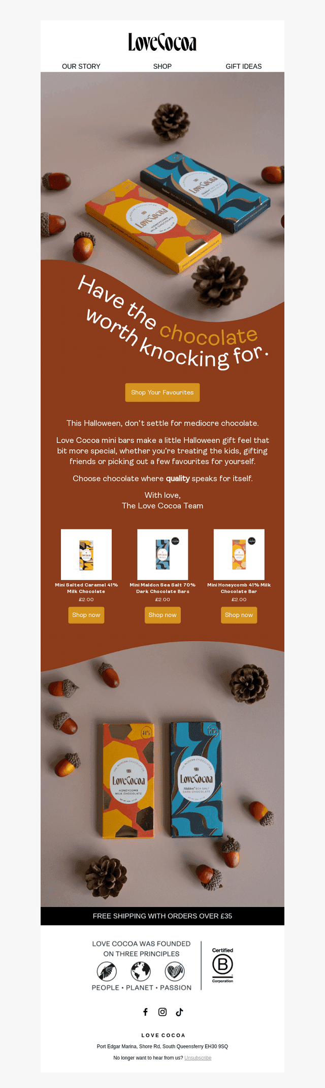 Love Cocoa email from Sun, Oct 4, 2026