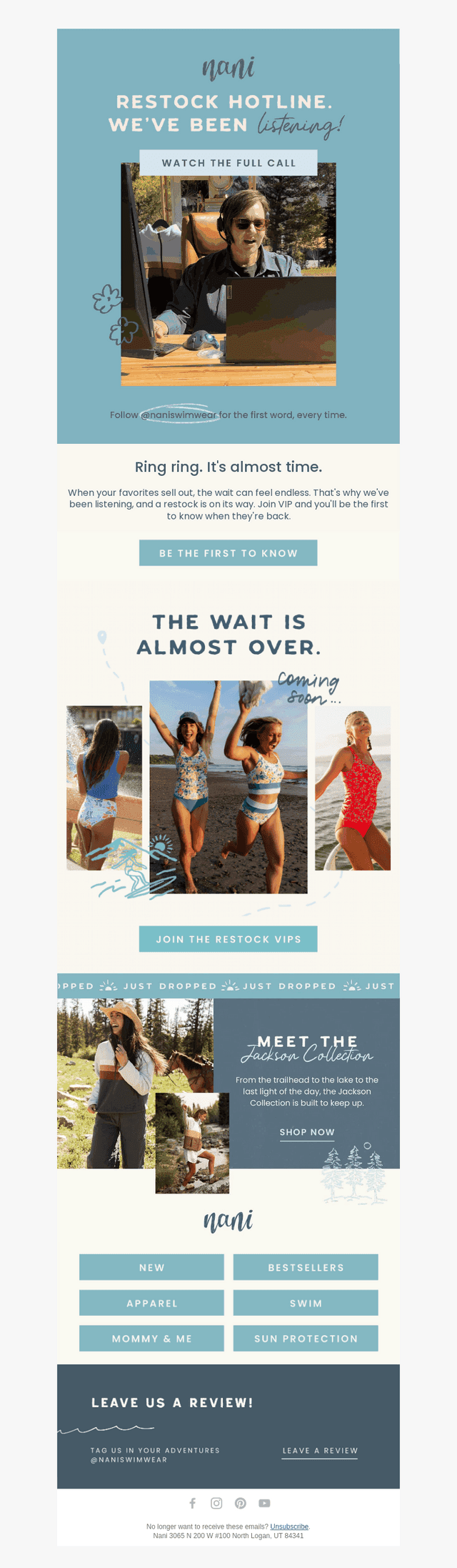 Nani Swimwear email from Mon, Oct 5, 2026