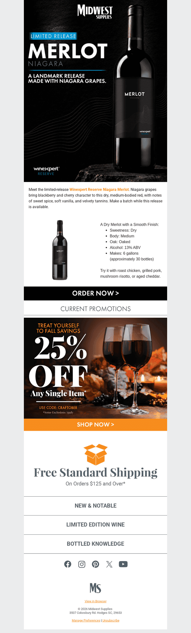 Make Room for Niagara Merlot🍷