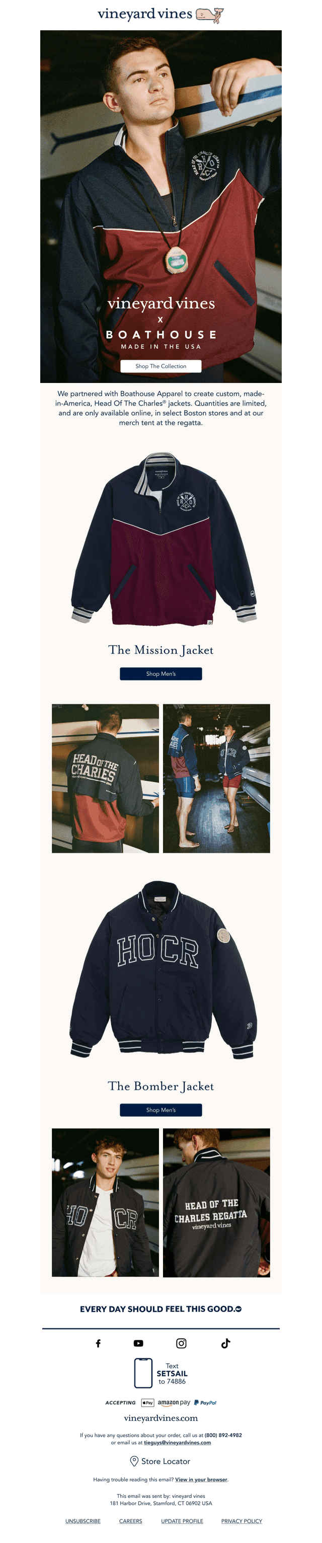 Exclusive: vineyard vines X Boathouse Jackets