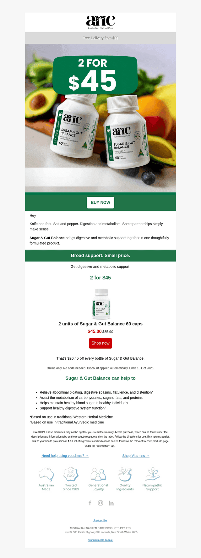ANC email from Mon, Oct 5, 2026