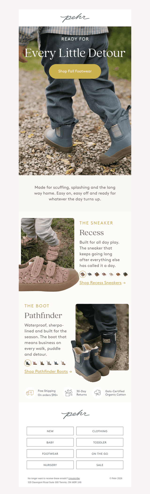 Their Fall Footwear Starter Pack