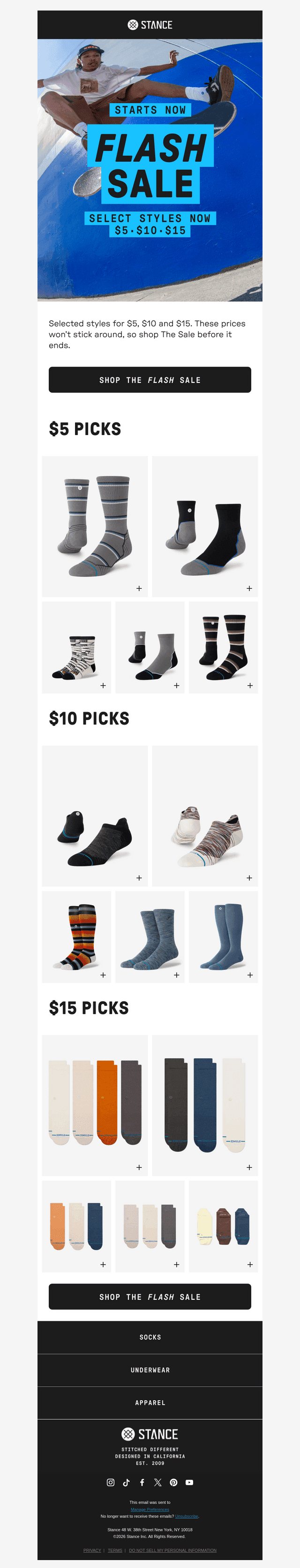 Flash Sale Starts Now