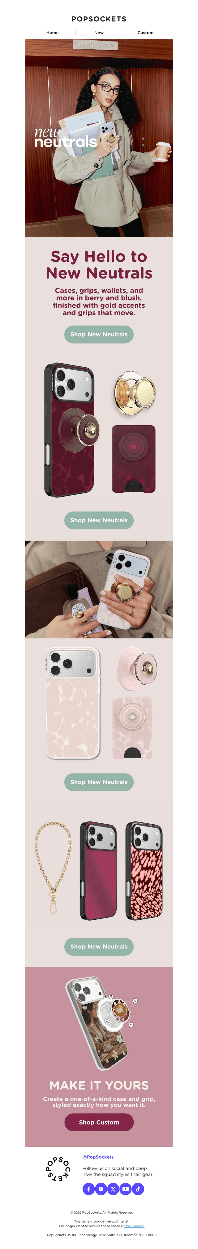 PopSockets email from Tue, Oct 6, 2026
