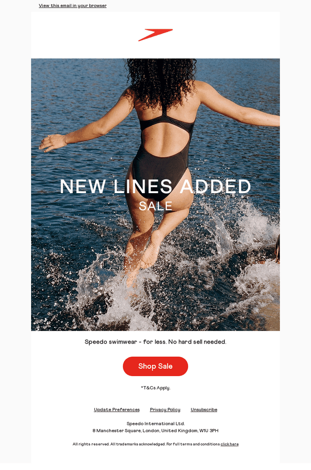 Sale: New lines added.