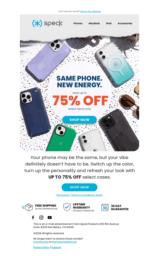 Switch Up Your Vibe with 75% OFF! 😃