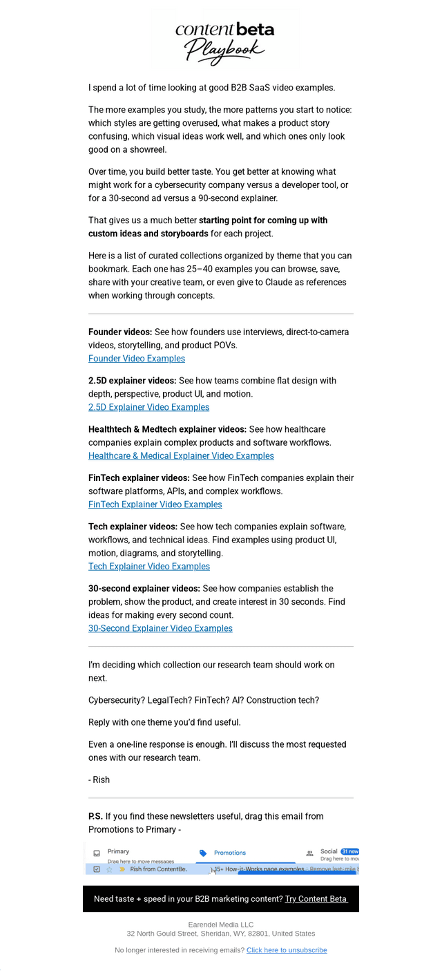 Content Beta email from Wed, Oct 7, 2026