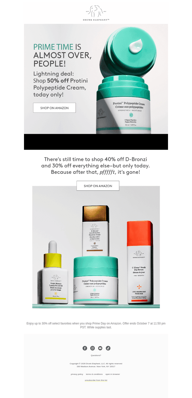 Get Prime Day Drunk (Elephant)!