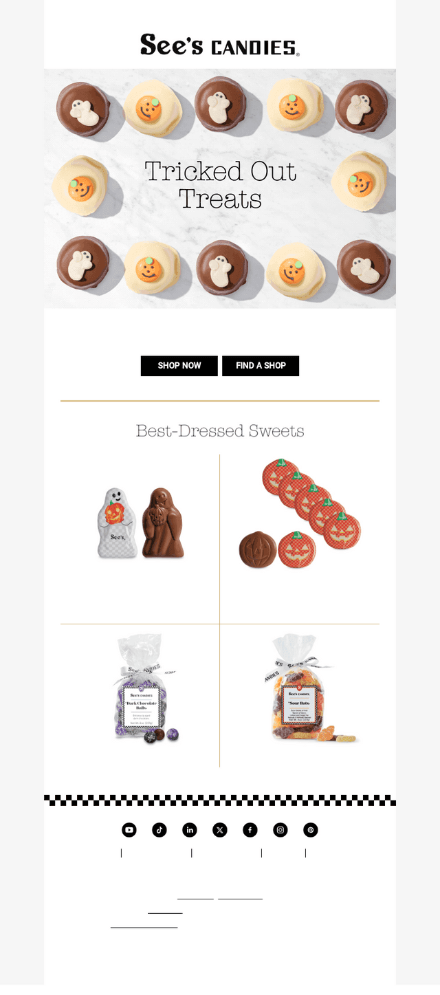 See's Candies email from Wed, Oct 7, 2026