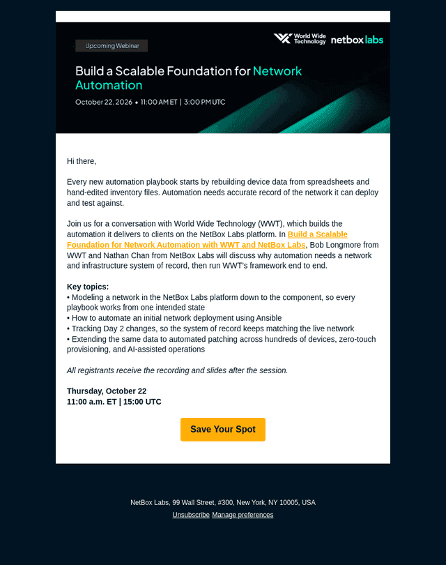 How to build network automation [Webinar]