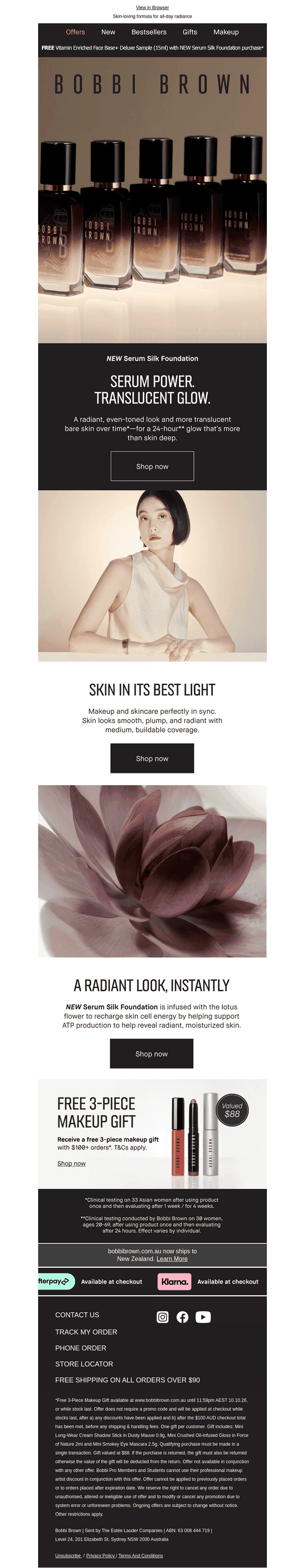 NEW Serum Silk Foundation