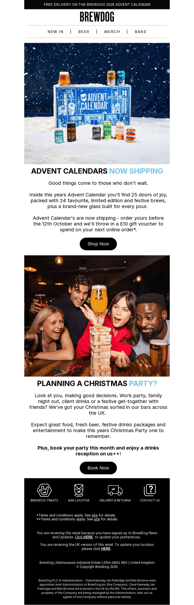 BrewDog email from Thu, Oct 8, 2026