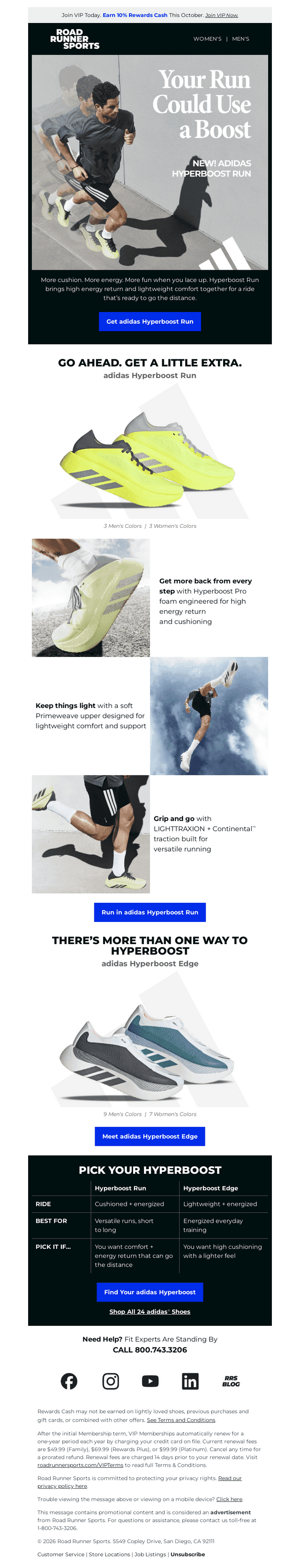 adidas Fans, Consider Your Run (Hyper)boosted ⚡