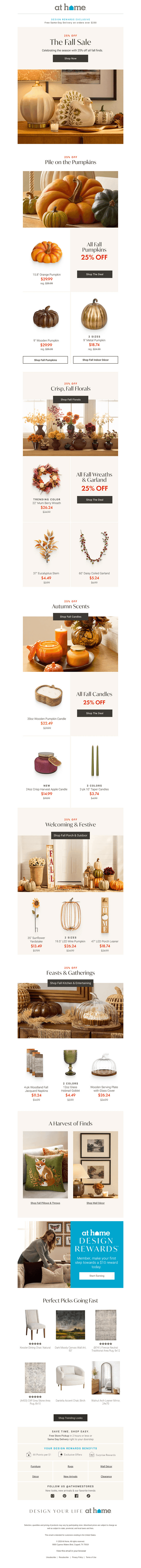 Make it a whole harvest with 25% off select fall 🎃🍂