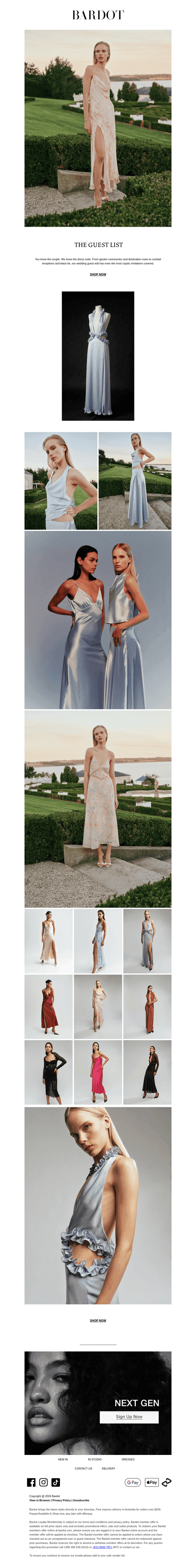 Bardot email from Thu, Oct 8, 2026