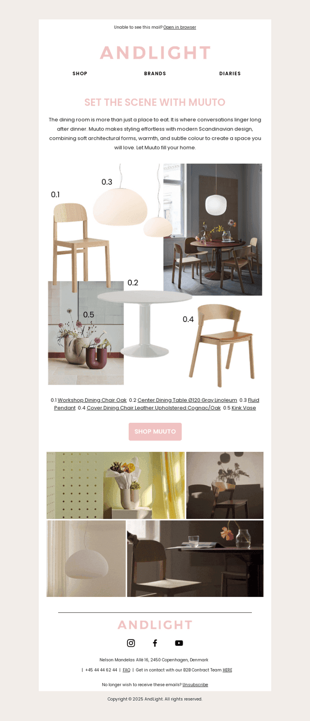 Set the scene with Muuto
