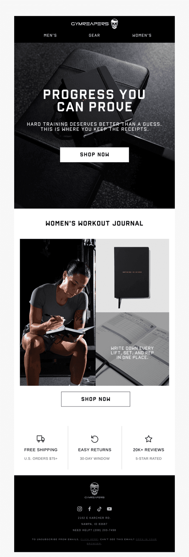 Gymreapers email from Thu, Oct 8, 2026