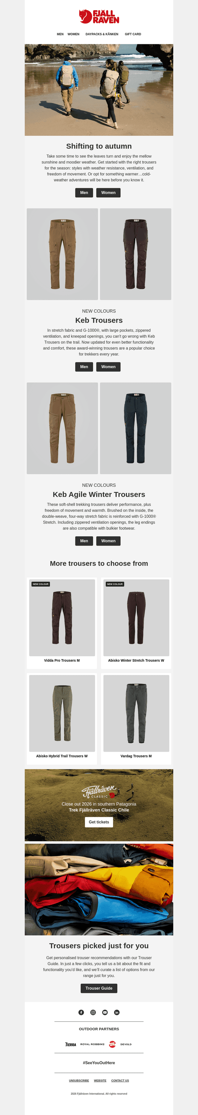 Fjällräven email from Fri, Oct 9, 2026