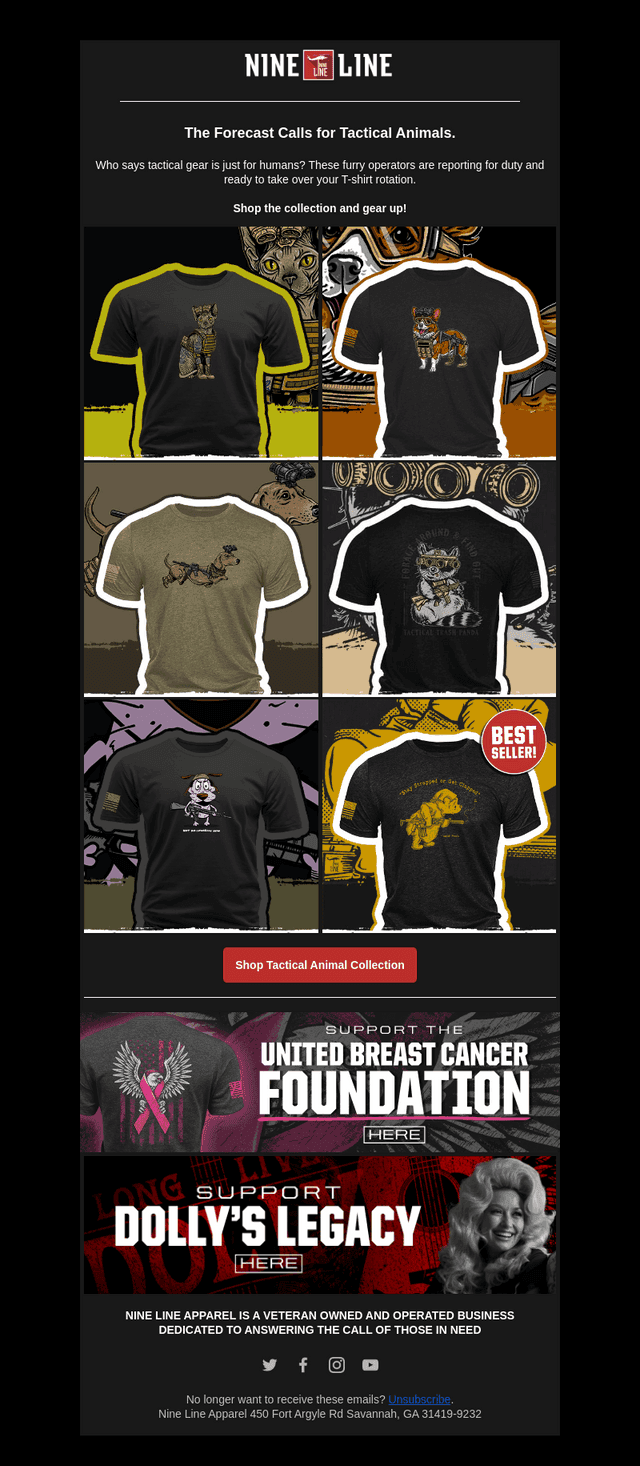 It's Raining Tactical Cats & Dogs!
