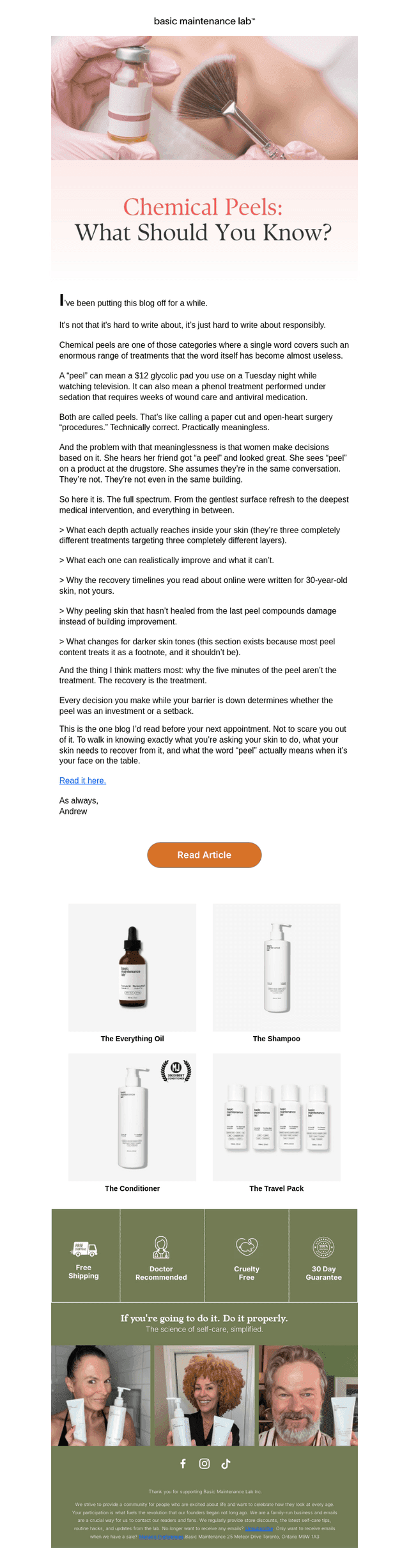 Chemical Peels: What They Do, What They Don't