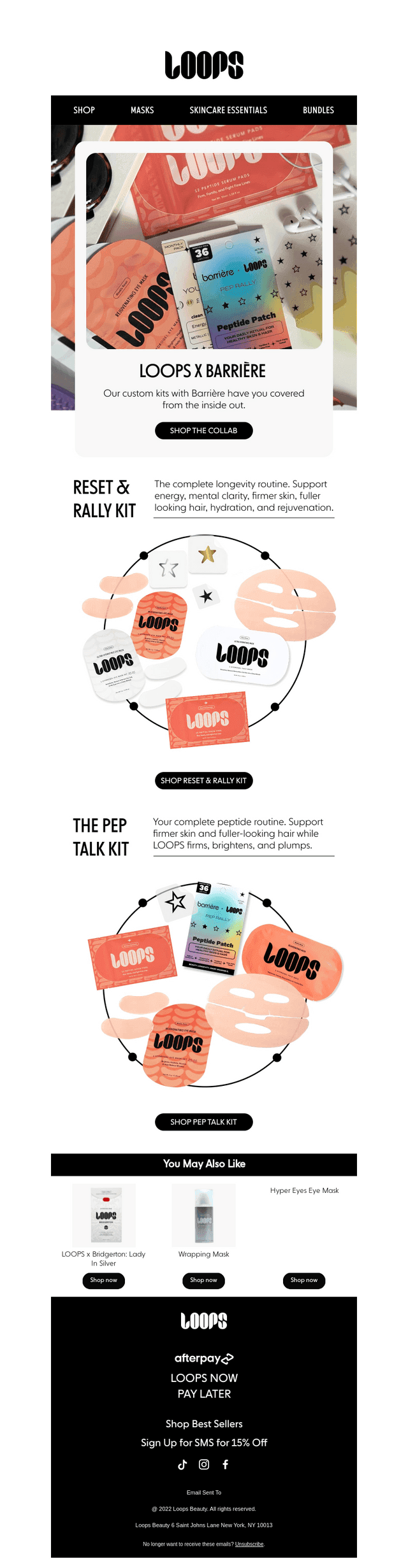 Loops Beauty email from Fri, Oct 9, 2026