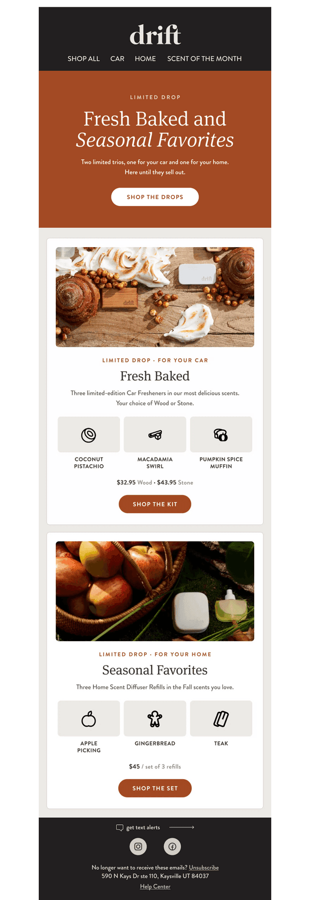drift email from Fri, Oct 9, 2026