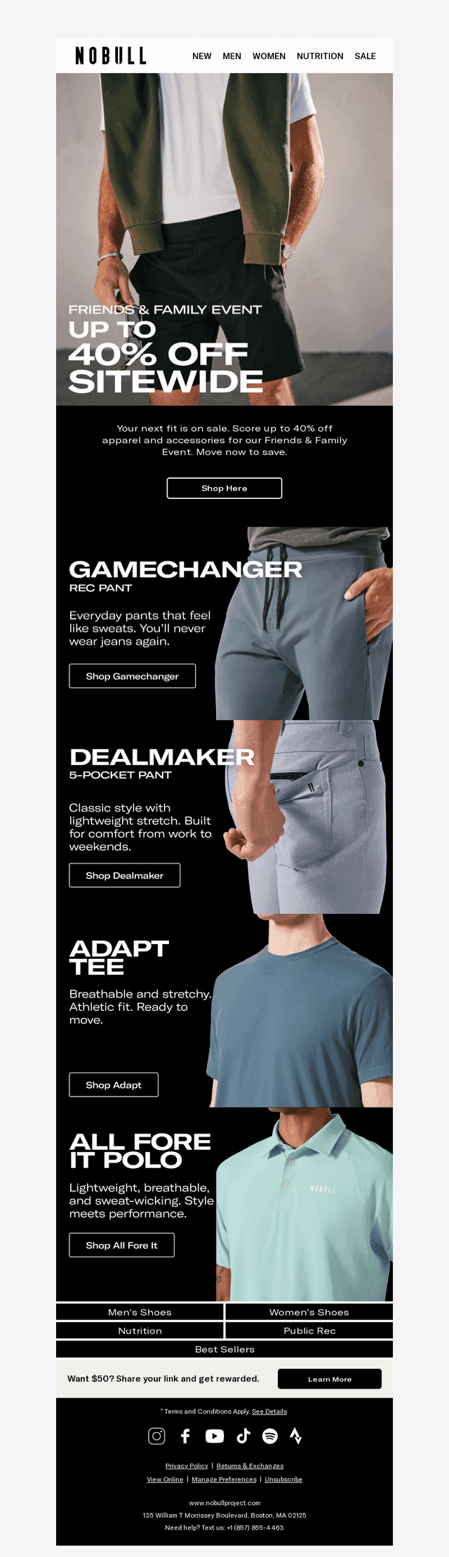 Up to 40% Off Your Next Fit