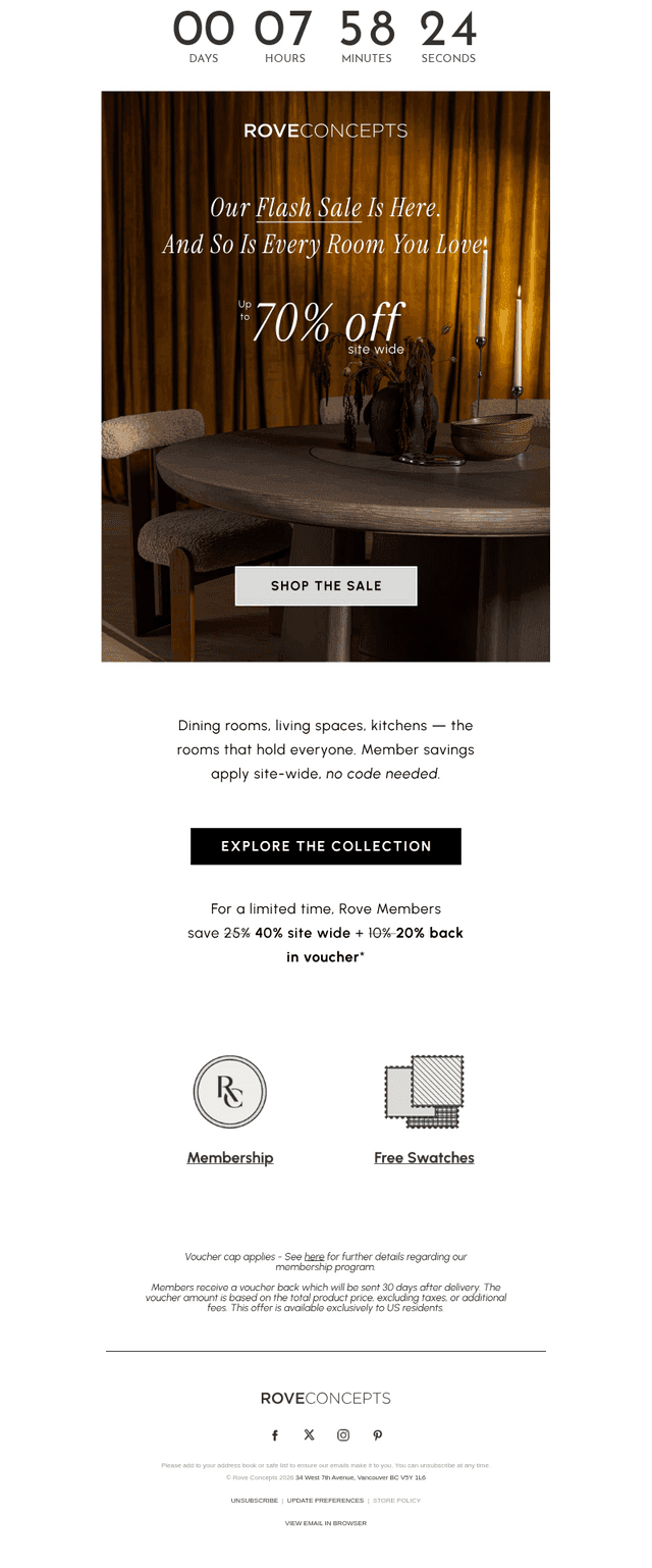 A Flash Sale for Every Room