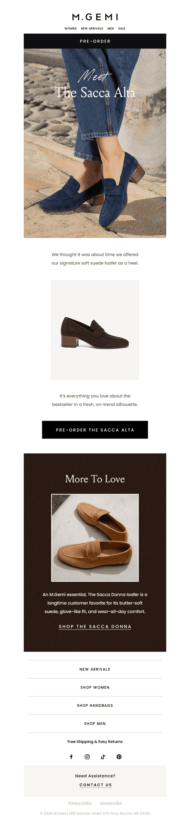 Pre-Order Our New Heeled Loafer